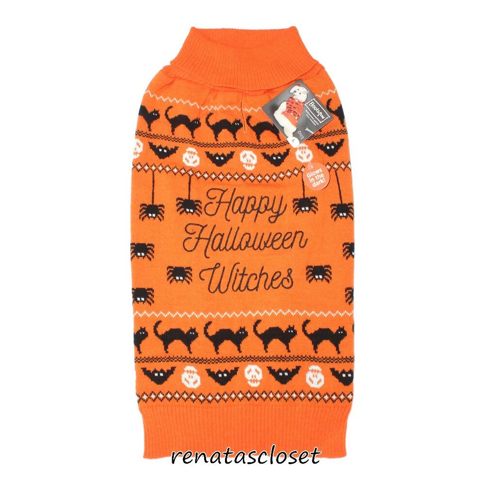 Petco Bootique Witches Dog Sweater NWT